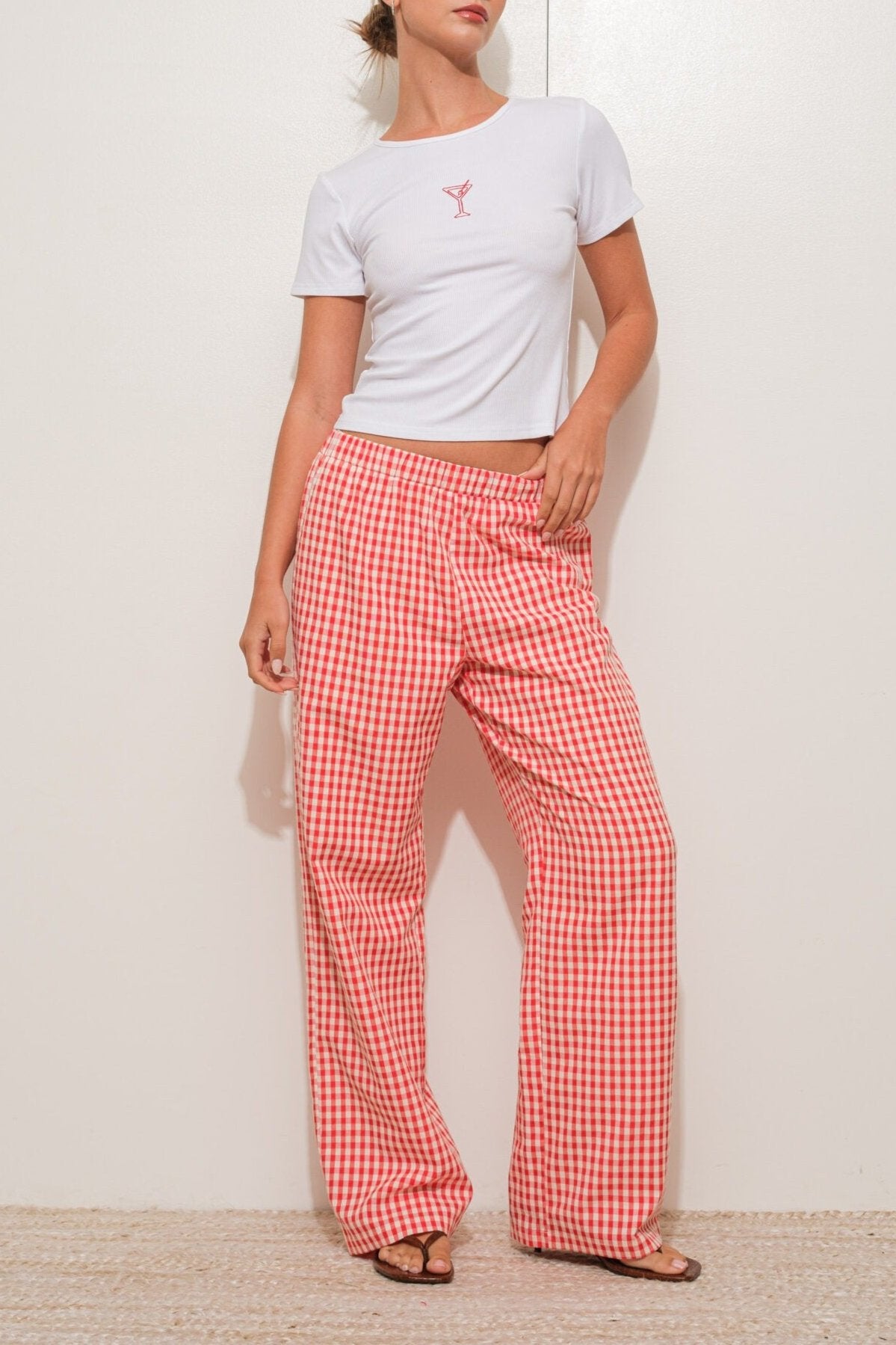 GINGHAM GROOVE PANTS