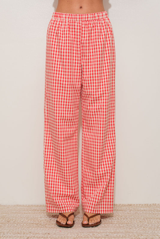 GINGHAM GROOVE PANTS