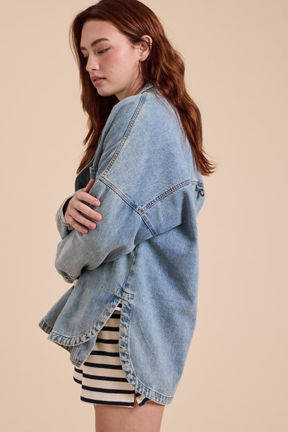 OVERSIZED ENERGY DENIM SHACKET