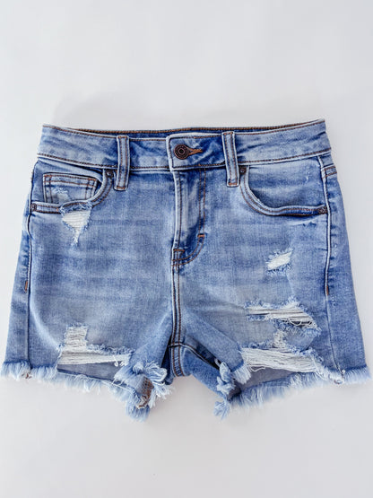 KENZIE MID RISE DENIM SHORTS