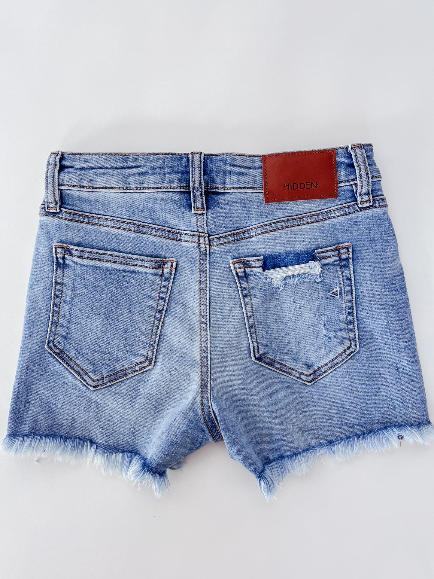 KENZIE MID RISE DENIM SHORTS