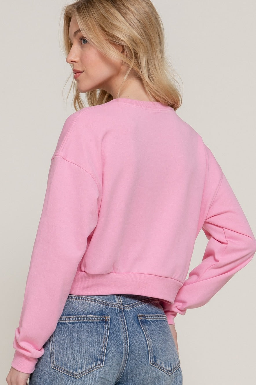 PINK PARADISE LA SWEATSHIRT