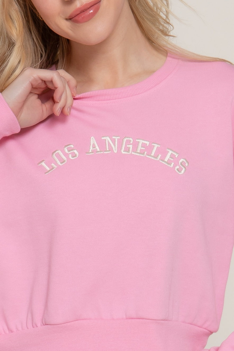 PINK PARADISE LA SWEATSHIRT