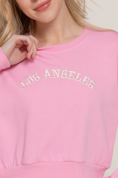 PINK PARADISE LA SWEATSHIRT