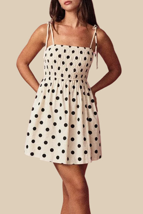 MAKE IT A MINI POLKA DOT DRESS