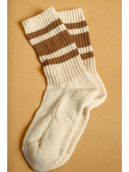 TOASTY TOES STRIPED SOCKS