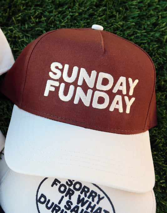SUNDAY FUNDAY TRUCKER HAT