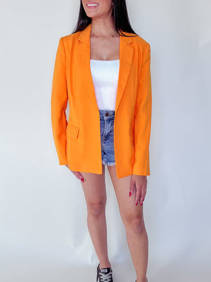 SUNKISSED ORANGE BLAZER