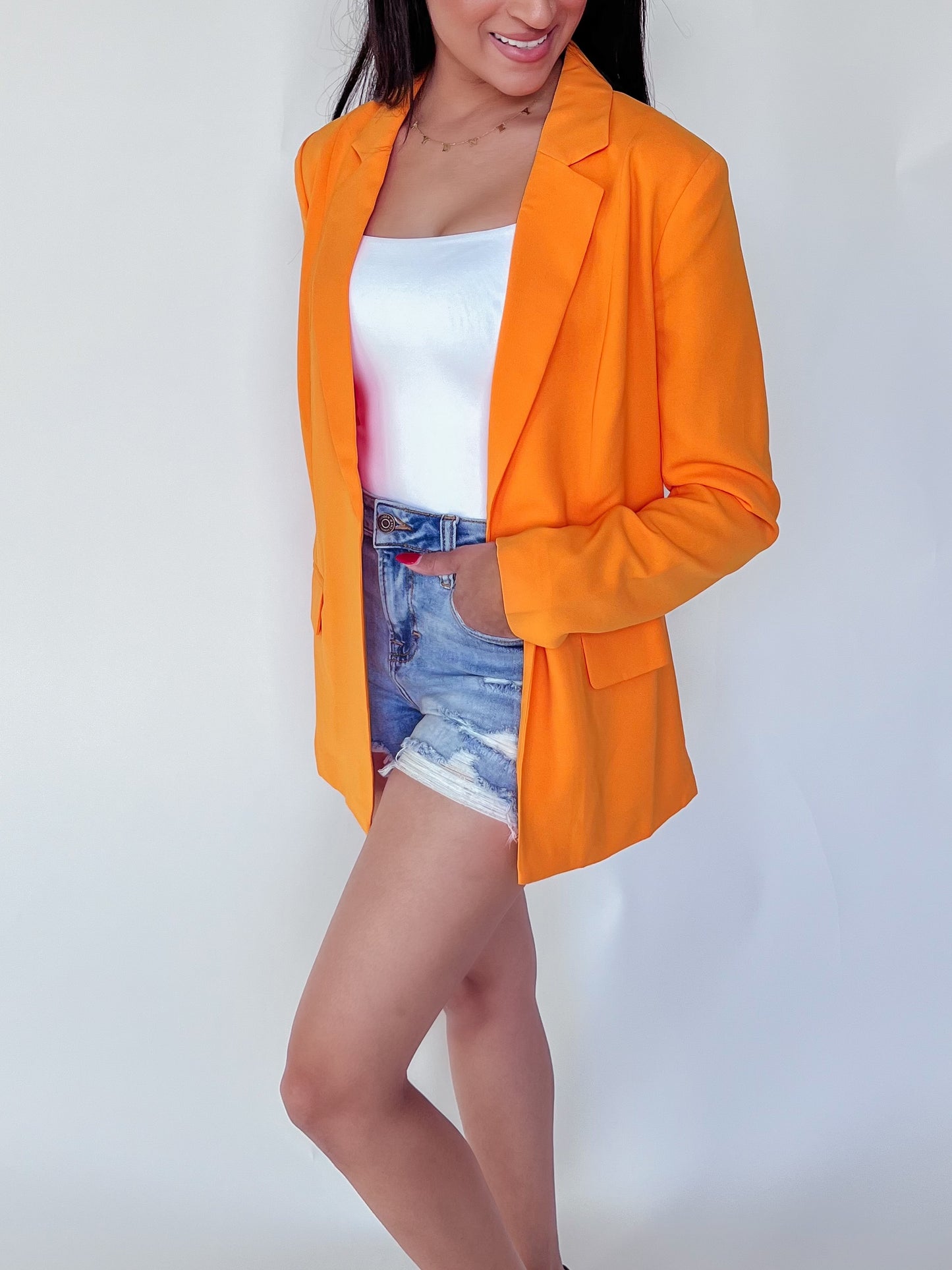 SUNKISSED ORANGE BLAZER