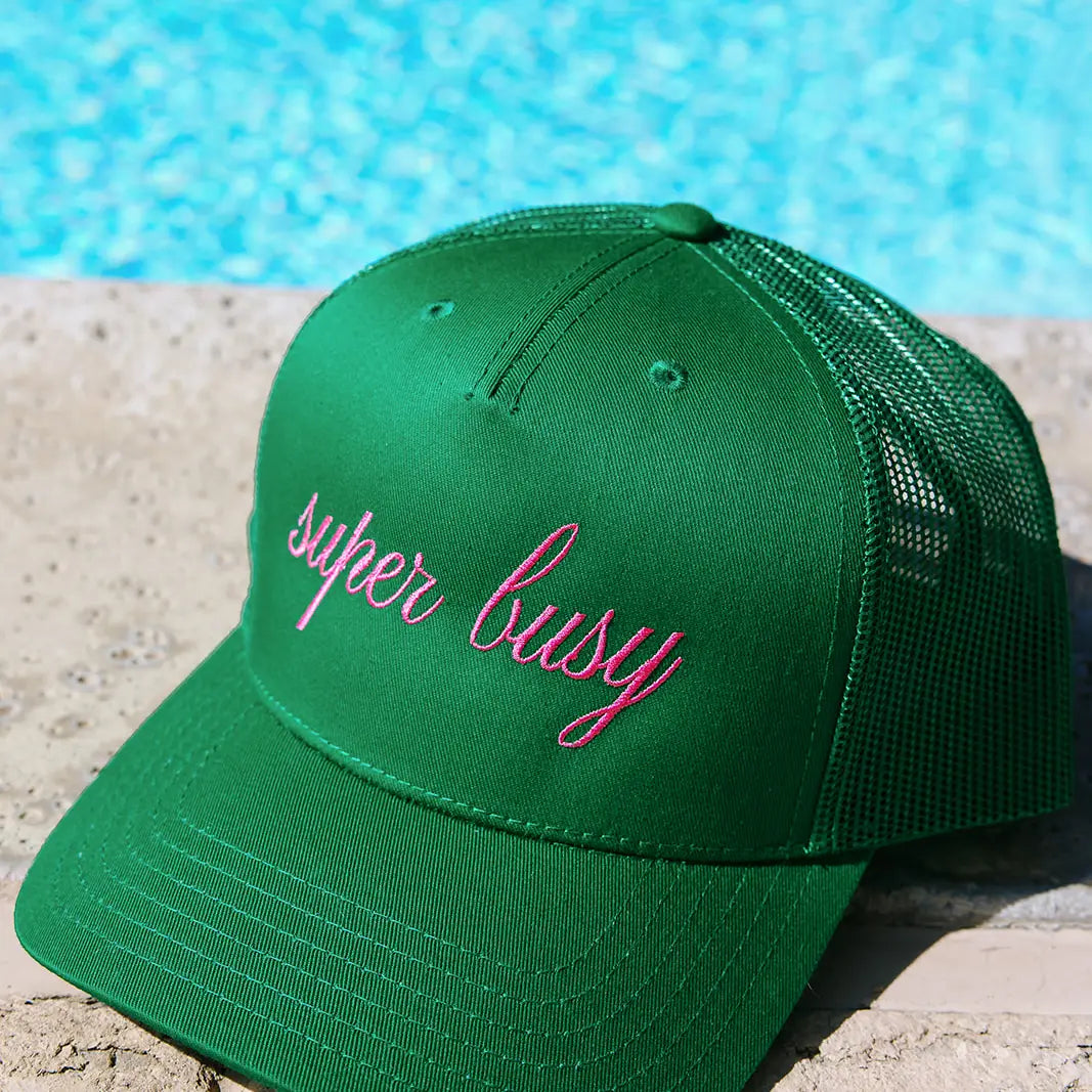 SUPER BUSY TRUCKER HAT