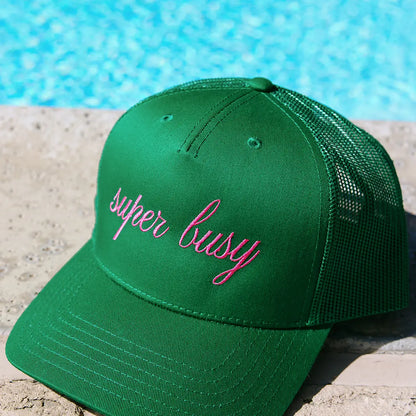 SUPER BUSY TRUCKER HAT