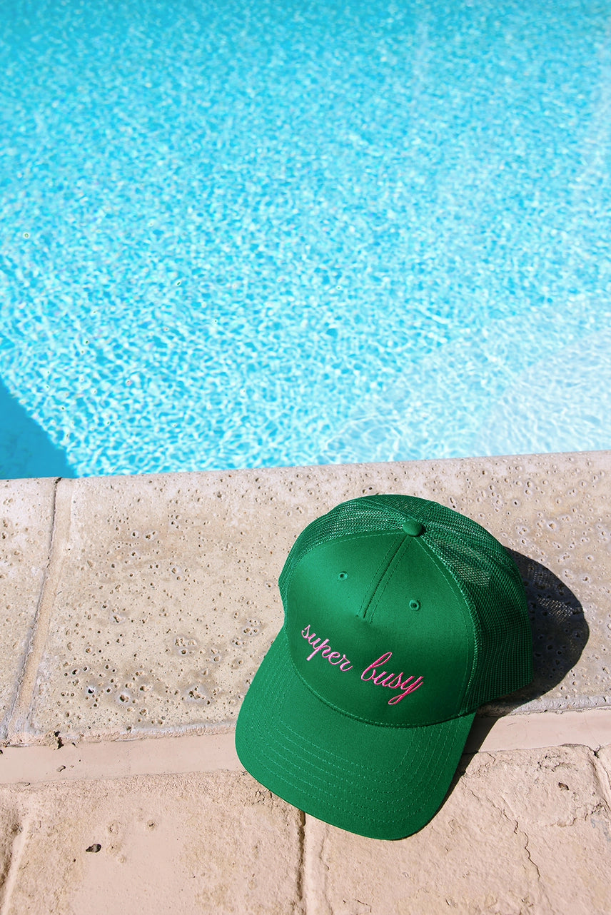 SUPER BUSY TRUCKER HAT