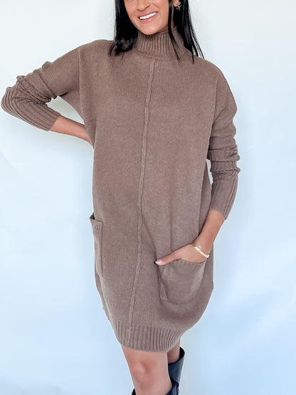 WINTER WARMTH SWEATER DRESS