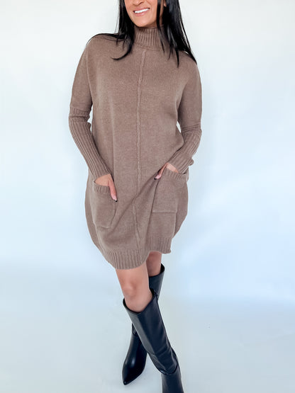 WINTER WARMTH SWEATER DRESS