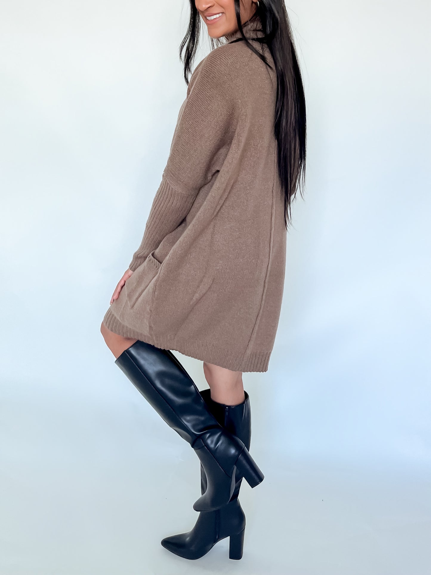 WINTER WARMTH SWEATER DRESS